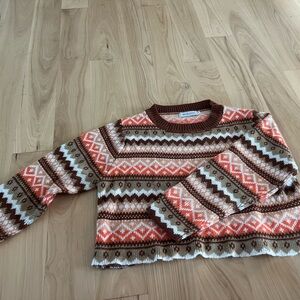 Self cropped sweater!